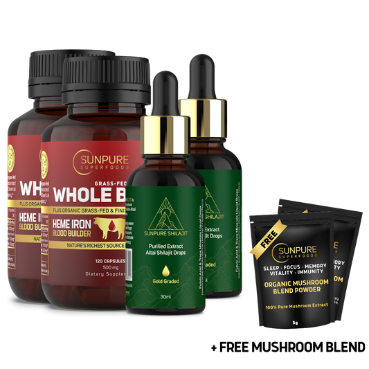 Altai Shilajit + Whole Blood - Iron Booster Kit