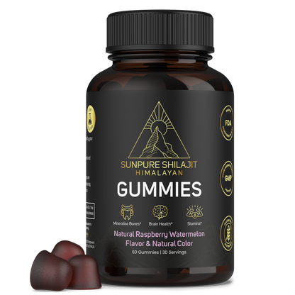 Himalayan Sundried Shilajit Gummies - front