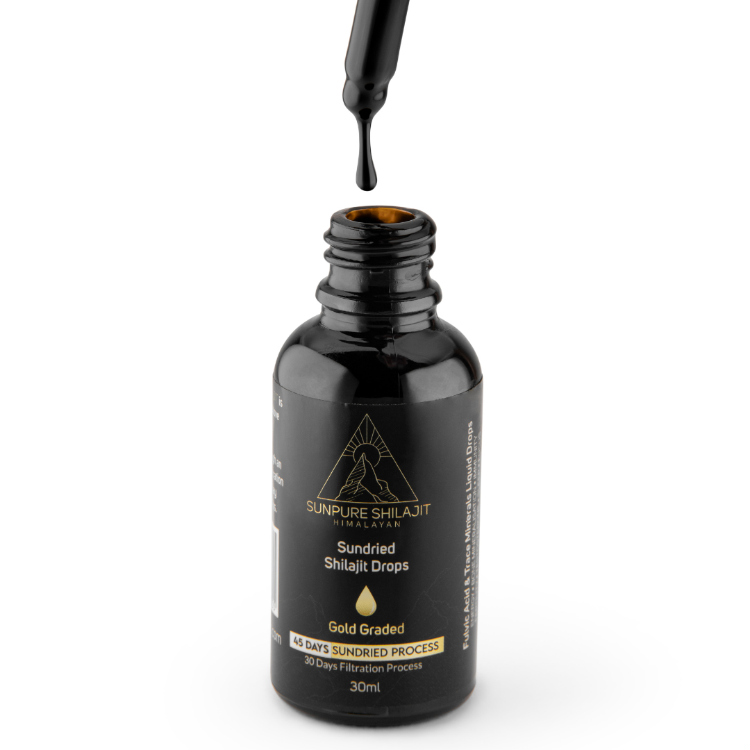 Shilajit Drops, Sundried Himalayan