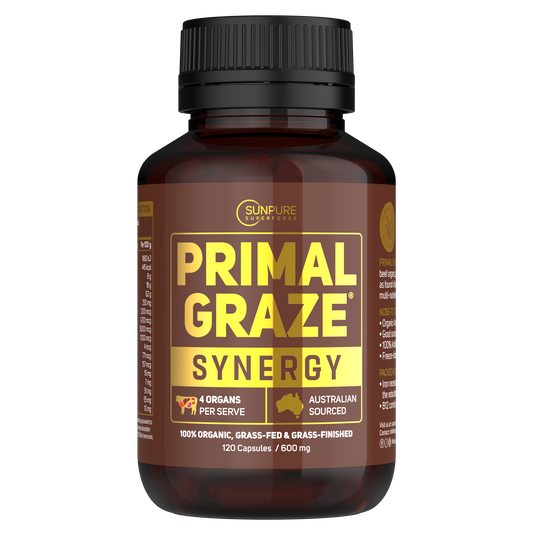 Beef Organ Capsules, Organic Grass Fed