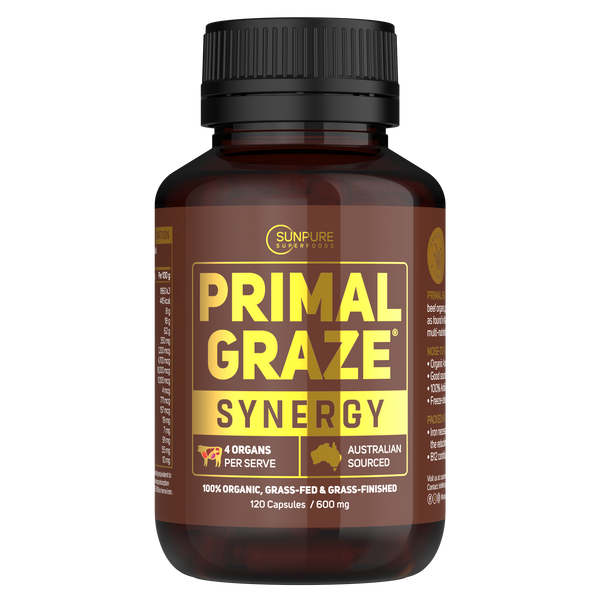 Beef Organ Capsules, Certified Organic Grass Fed