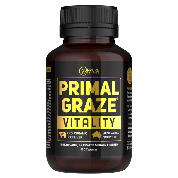 Beef Liver Capsules, Certified Organic Grass Fed