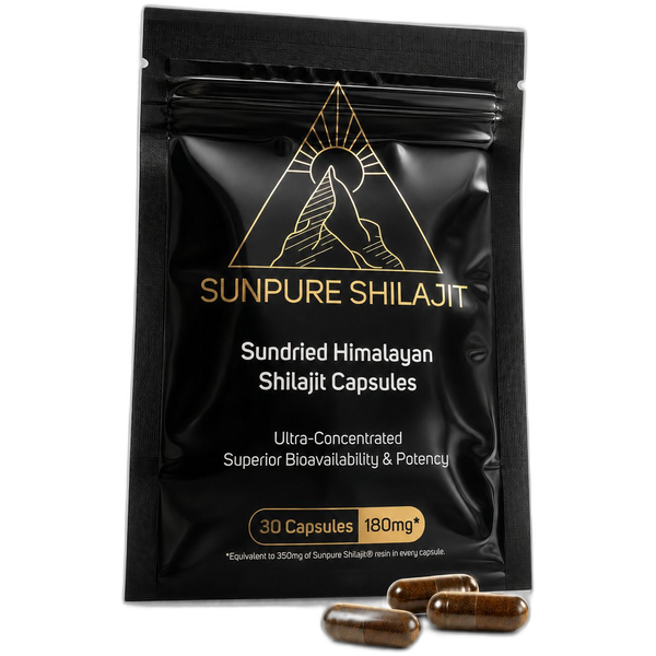 Shilajit Capsules – Sundried Himalayan